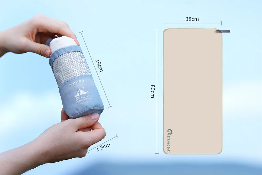 Flextail Microfibre Towel – mały ręcznik turystyczny