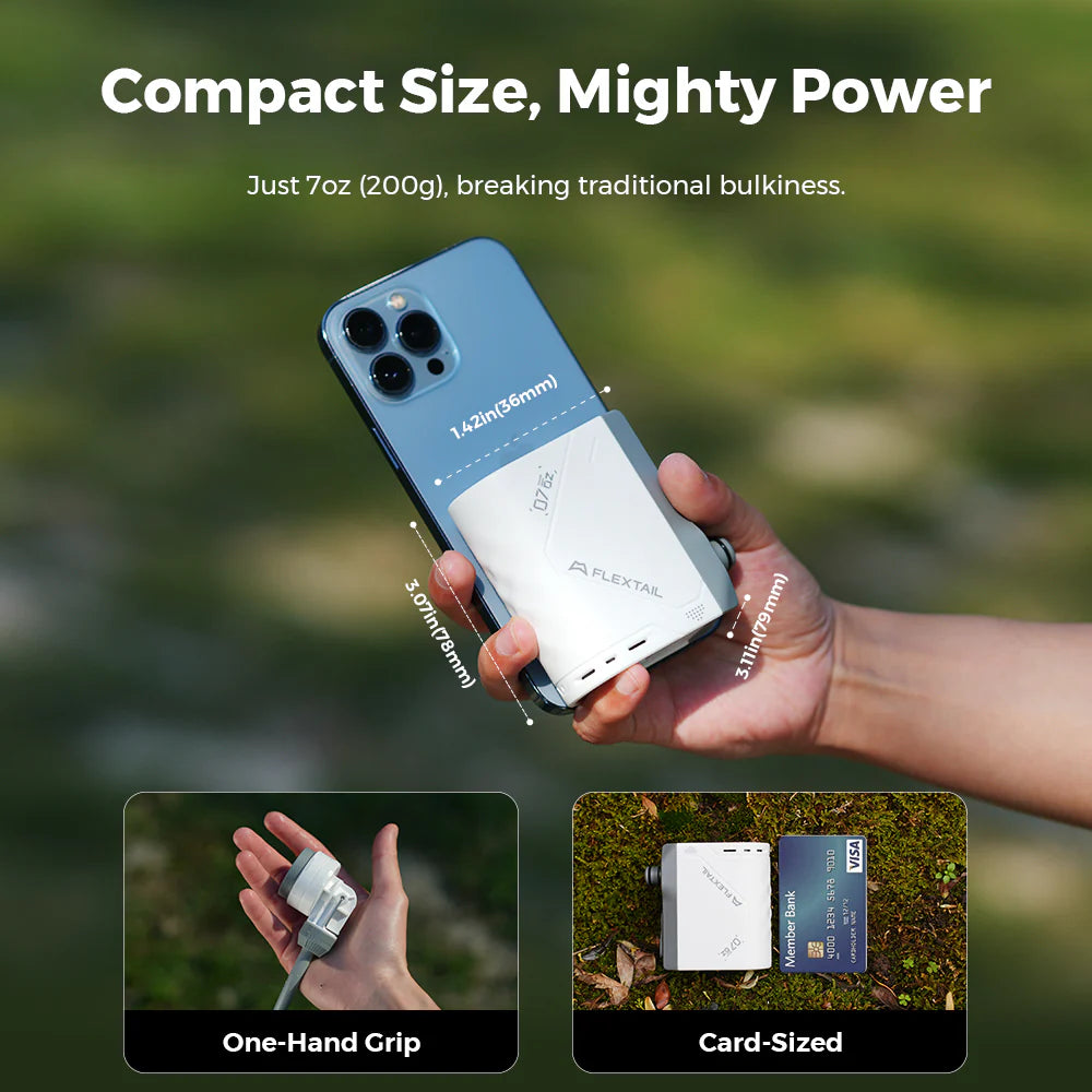 Flextail TINY SHOWER TS2500 – przenośny prysznic kempingowy z akumulatorem