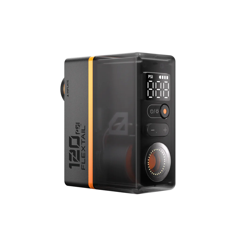 Flextail Tiny Tire Pump 200 – kompaktowa pompka rowerowa 2w1 z funkcją oświetlenia