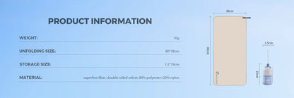 Flextail Microfibre Towel – mały ręcznik turystyczny