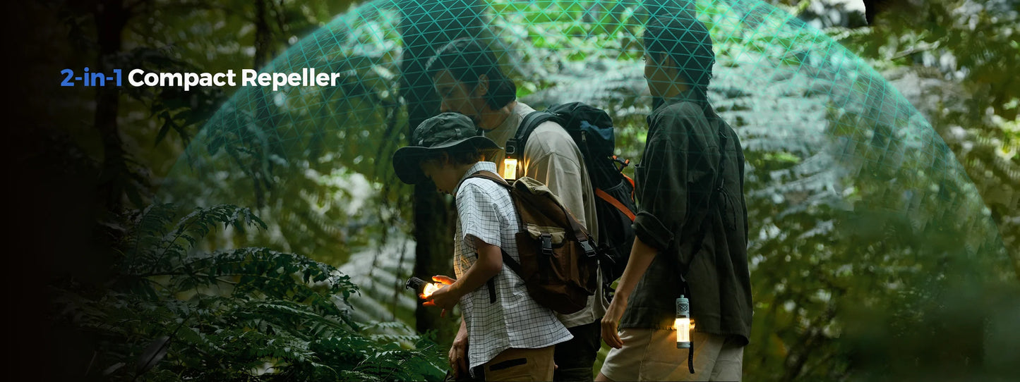 Flextail Repeller - 3 w 1 Outdoor Insect Apellent z funkcją powerbank