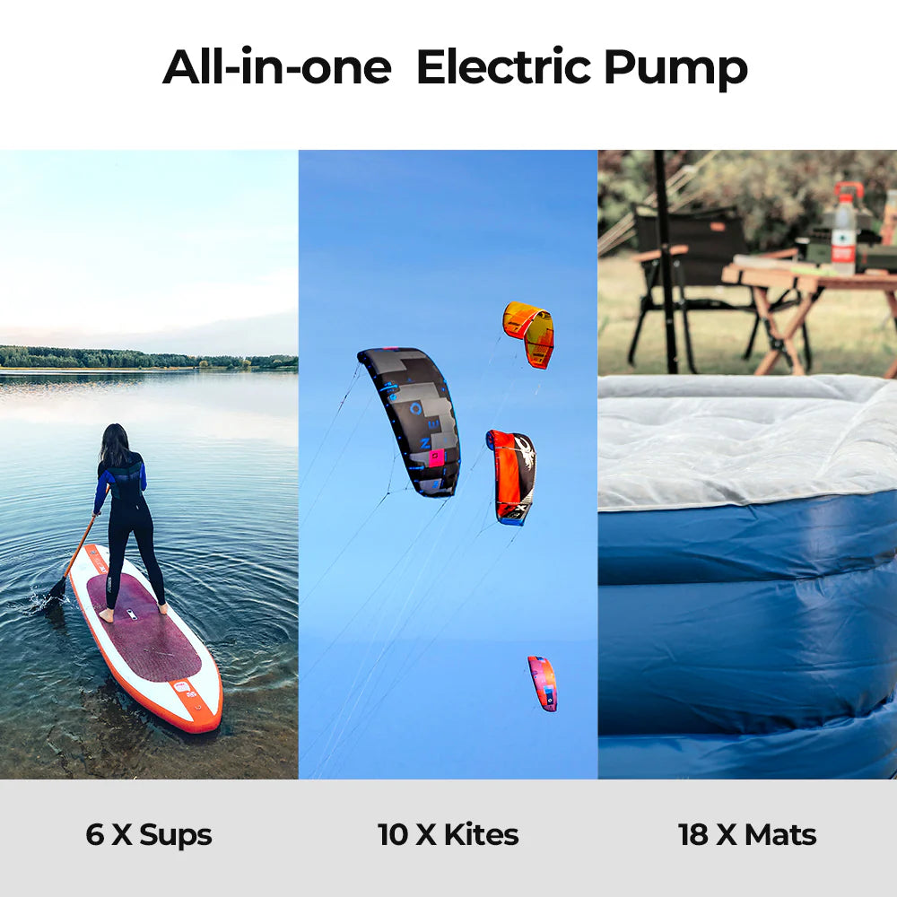 Flextail EVO SUP PUMP – wydajna, akumulatorowa pompka do desek SUP