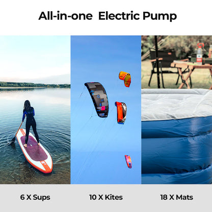 Flextail EVO SUP PUMP – wydajna, akumulatorowa pompka do desek SUP